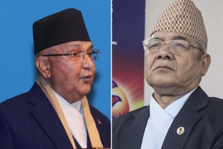 ओली र गौतमबीच एक घण्टा गोप्य वार्ता