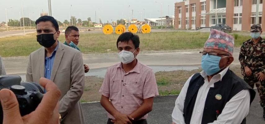 मुलुकका २१  राष्ट्रिय गौरवका आयोजनामध्ये निर्माण सकिनेमा भैरहवा बिमानस्थल पहिलाे : मन्त्री भट्टराई