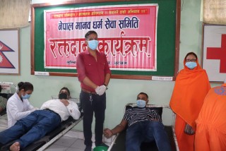 सतपालजी महाराजको जन्मोत्सवमा रक्तदान
