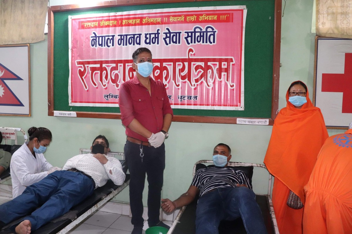 सतपालजी महाराजको जन्मोत्सवमा रक्तदान