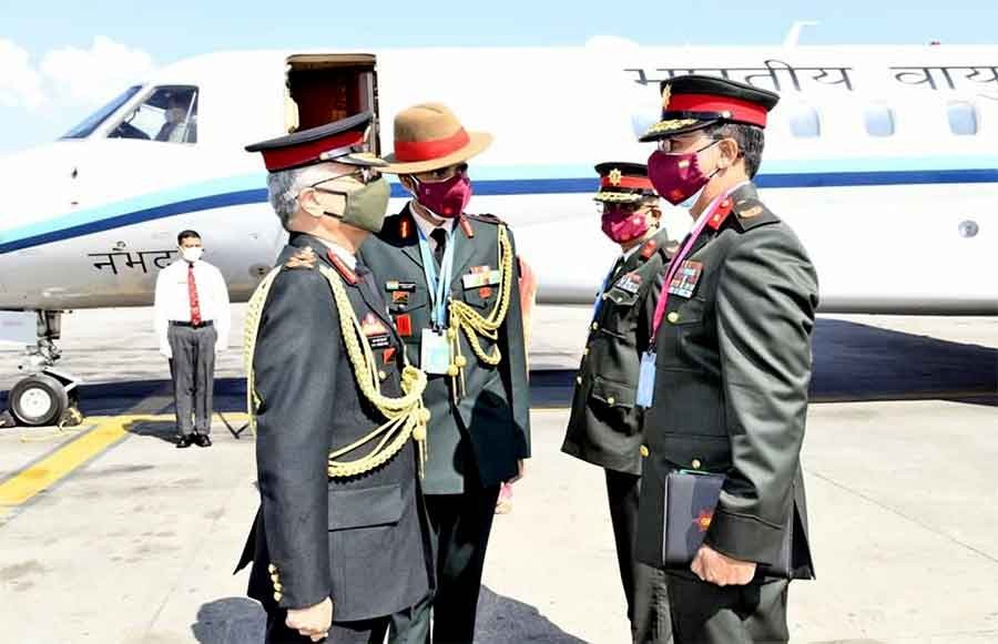 भारतीय सेनाध्यक्ष जनरल मनोजमुकुन्द नरवणे काठमाडौँमा