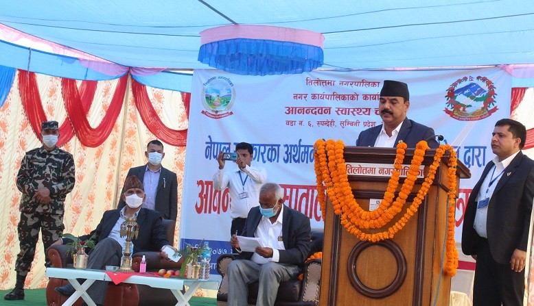 तिलोत्तमाआनन्दवन स्वास्थ्य चौकीलाई स्तरोन्नती गरियाे,१५ बेडको अस्पताल बनाइने