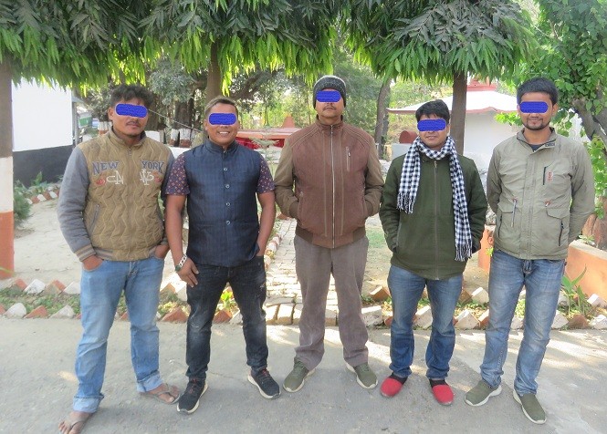 अवैध रुपमा ५ ट्रक गोरु बोकेर हिडेका ५ जना बुटवलबाट पक्राउ