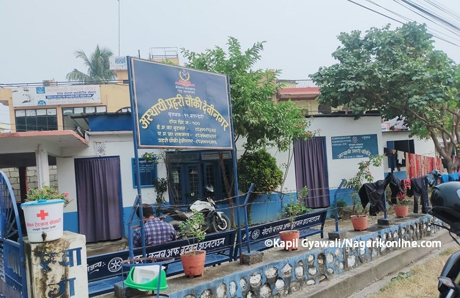 बुटवल देवीनगरमा मोटरसाइकलले ठक्कर दिदा १३ बर्षीया एन्जल घाइते
