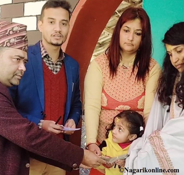 सामाजिक सहायता समुह नेपालद्वारा दुर्घटनामा मृत्यु भएका विपिनको परिवारलाइ ८१ हजार१२० रुपैँया आर्थिक सहयोग हस्तान्तरण