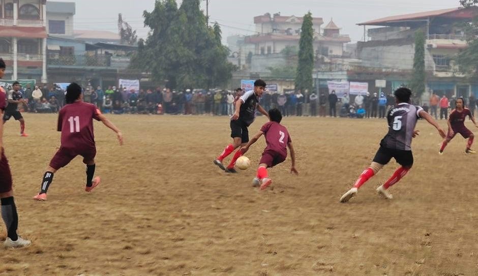 प्रथम प्रचण्ड थैव स्मृति नकआउट फुटवलको उपाधि झरनालाई