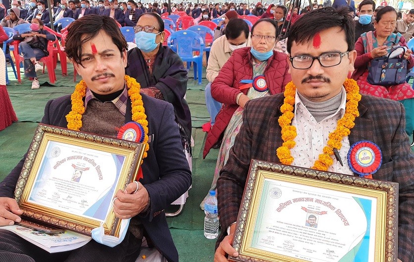 कालिकाले मनायो ६० औं वार्षिकाेत्सव : उत्कृष्ट पत्रकारिता पुरस्कार देवकोटा र परियारलाई