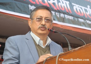 कांग्रेस संविधान र लोकतन्त्र रक्षाको निम्ति बलिदान दिन तयार छ : बालकृष्ण खाँण