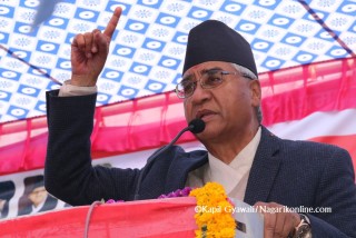 कांग्रेस संसदीय दलको नेतामा ६४ मतसहित देउवा विजयी,गगनले पाए २५ मत