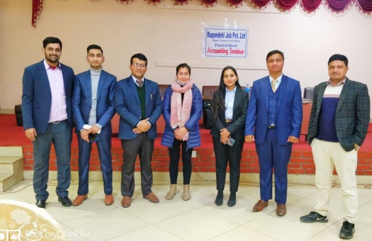 रुपन्देही जब प्रालिद्वारा बुटवलमा प्राक्टिकल बेसमा अकाउन्टिङ तालिम तथा सेमिनार
