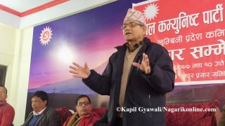 ‘ओलीले संविधान,कम्युनिष्ट पार्टी ,गणतन्त्र र राष्ट्रियता सिध्याउन खोजे तर हामी दिदैनाैँ’ : इन्चार्ज युवराज ज्ञवाली (भिडियाेसहित)