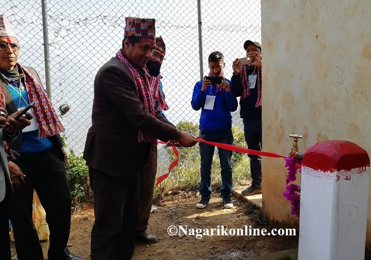 गुल्मी मुसिकोटमा अमलडाँडाँ खालधारा खानेपानी तथा सरसफाई योजनाको उद्घाटन