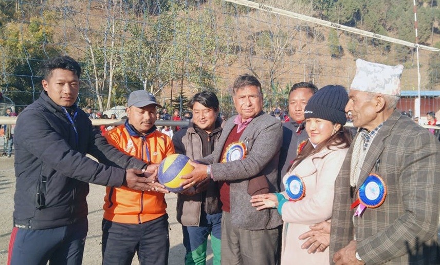 बागलुङको गलकोटमा गण्डकी प्रदेश मुख्यमन्त्री कप भलिबल छनोट प्रतियोगिता
