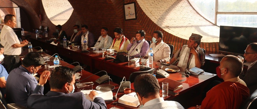 लुम्बिनीमा २५६५ औं बुद्धजयन्तीको तयारीबारे छलफल तथा सुझाव संकलन