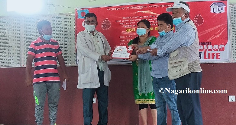 शंकरपुरमा जनमुक्तीको रक्तदान,५५ युनिट रगत संकलन