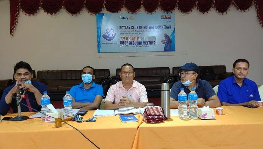 ग्लोबल ग्रान्ट सहित ५० बढि परियोजना चलाउदै रोटरी बुटवल डाउनटाउन