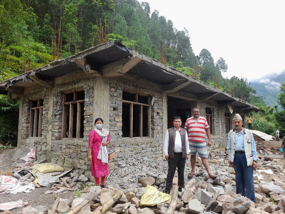 मेयर-उपमेयरद्वारा गलकोट नगर गौरव योजनाको स्थलगत अवलाेकन