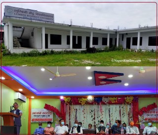 नयाँगाऊँ माबिद्वारा आफ्नो नवनिर्मित भवन लुम्बिनी बौद्ध विश्वबिद्यालयलाई हस्तान्तरण