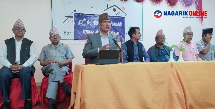 एमालेले काँचुली फेरेको हाे,फुटेको हाेईन : उपमहासचिव बिष्णु पाैडेल