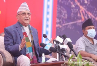 केपी शर्मा ओलीले बुटवलमा भने- ‘माधव नेपाल प्रतिक्रियावादीको सेवा गर्ने कठपुतलीवाला सरकार बनाउने अगुवा हुन्’