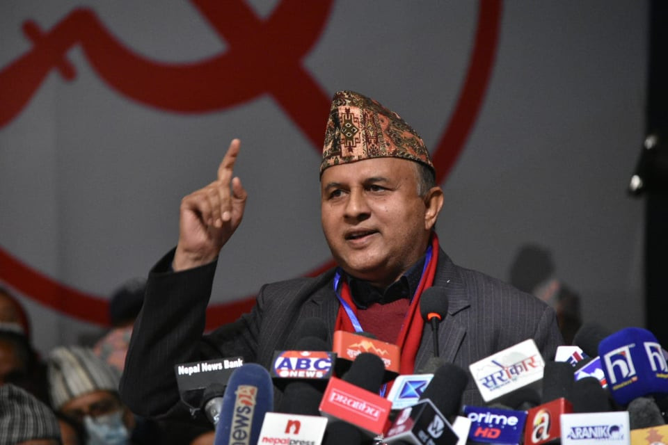 वामपन्थी आन्दोलन गलत दिशामा गएको एमाले महासचिव पाेखरेलको स्वीकाराेक्ति