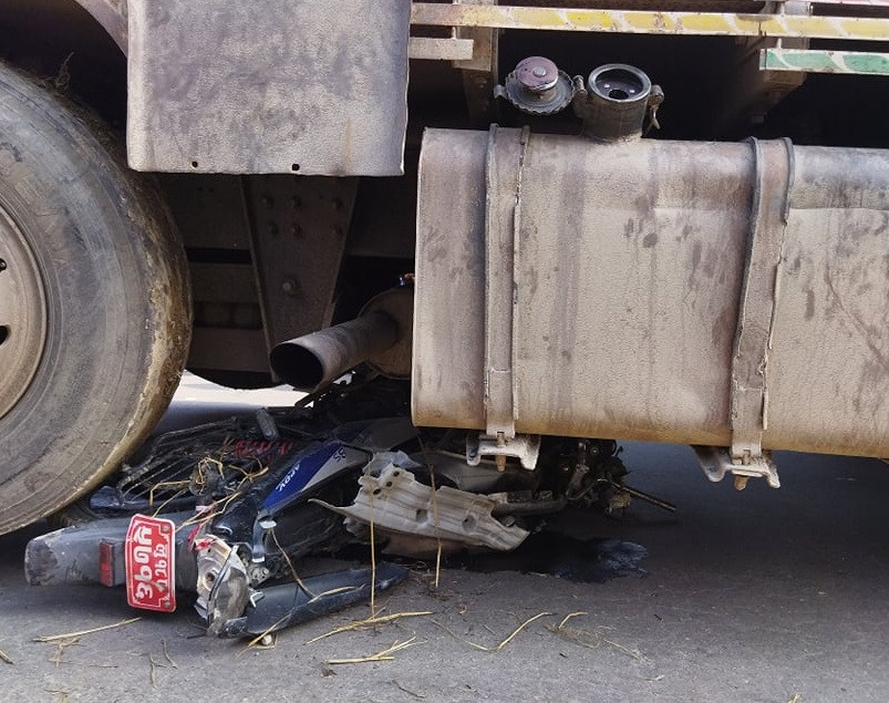 भैरहवामा ट्रकले मोटरसाइकललाई ठक्कर दिँदा ओमसतियाका जीवराजको मृत्यु