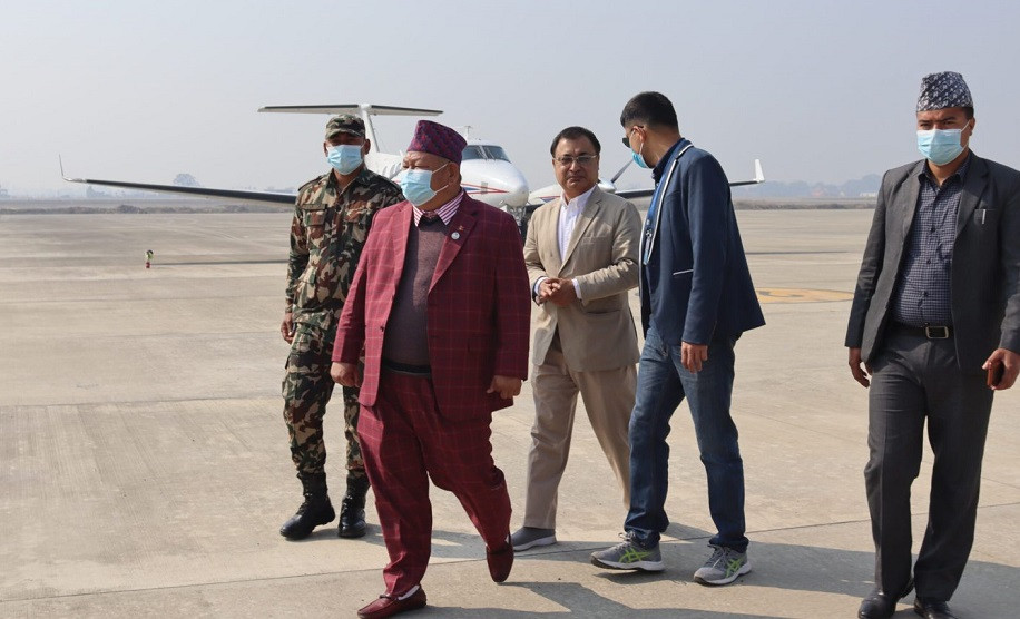 भैरहवा आएर क्यालिब्रेशन उडानको निरिक्षणपछि मन्त्री आलेले भने-‘न्यू इअर विथ न्यू एअरपोर्ट’