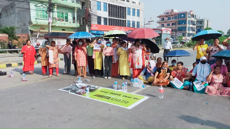 तिलोत्तमाकी अमृता खत्री टण्डनको ७३ दिनपछि अन्त्येष्टि