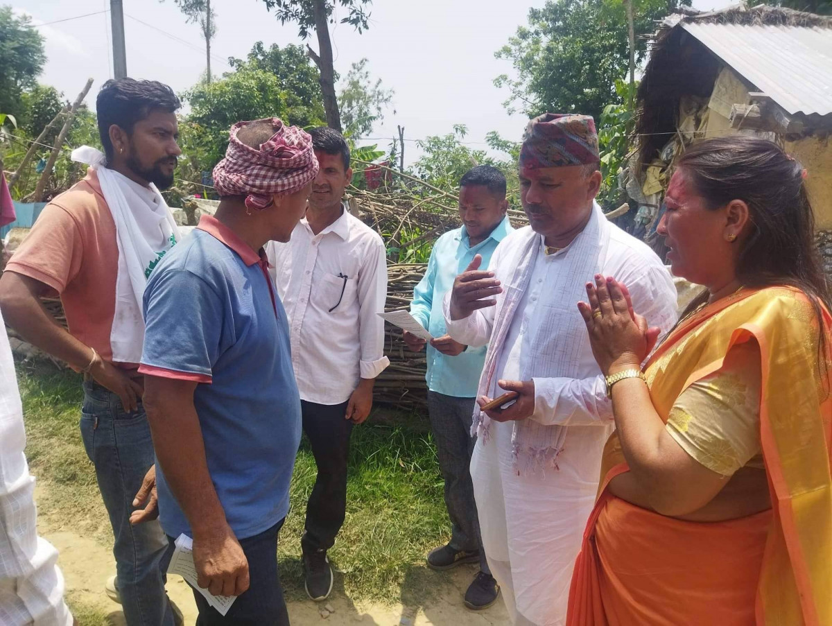 देवदहमा खरका छाना हटाएर जस्तापाताले घर श्रृङ्गारिने छ : हिराबहादुर खत्री
