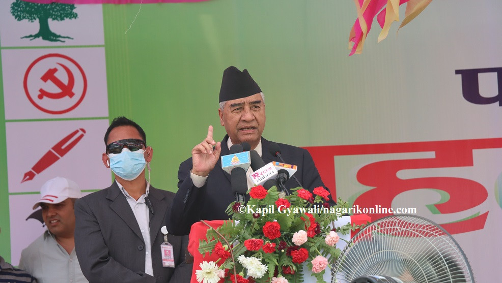 मतदानलाई लोकतन्त्रको उत्सवको रुपमा मनाउँ : प्रधानमन्त्री शेरबहादुर  देउवा