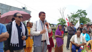 भ्रष्टाचारमुक्त तिलाेत्तमा बनाउने अभियानमा साथ दिन रामकृष्ण खांणको आग्रह