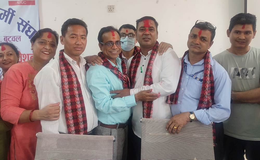 लुम्बिनी प्रादेशिक अस्पतालको स्वास्थ्यकर्मी संघमा नयाँ नेतृत्व,अध्यक्षमा ज्ञवाली