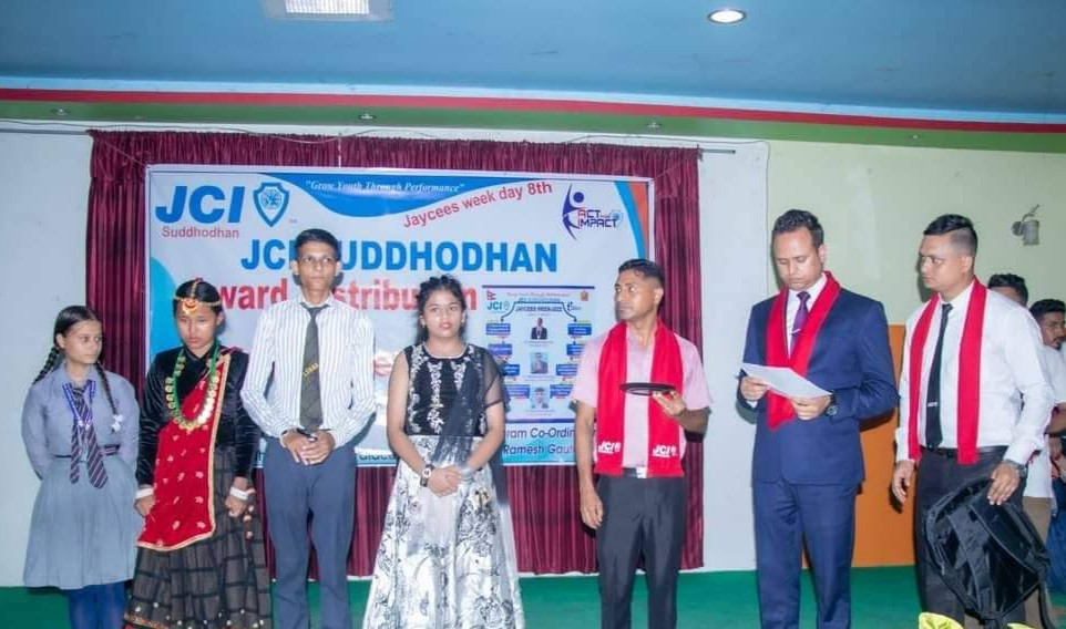 विभिन्न कार्यक्रम गर्दै शुद्धोधन जेसिजको सप्ताह  सम्पन्न