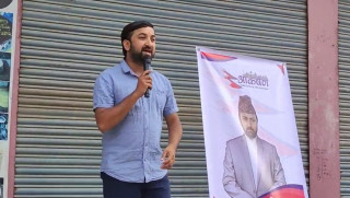 गगनको क्षेत्रमा आकर्षण पोखरेलले गरे स्वतन्त्रबाट उम्मेदवारी घोषणा