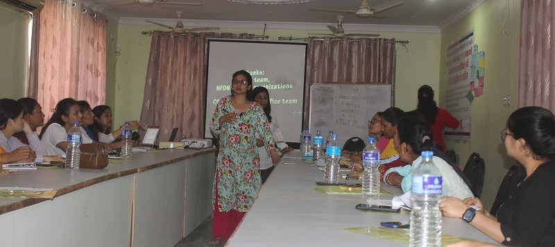 अपाङ्ग महिला संघ नेपालको आयोजनामा अभिमुखिकरण तालिम