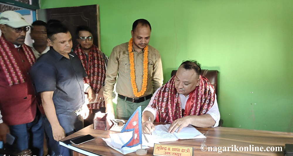 खेलकुद विकास समिति रुपन्देही : अध्यक्ष हरि क्षेत्री लगायत पदाधिकारीद्वारा पदभार ग्रहण
