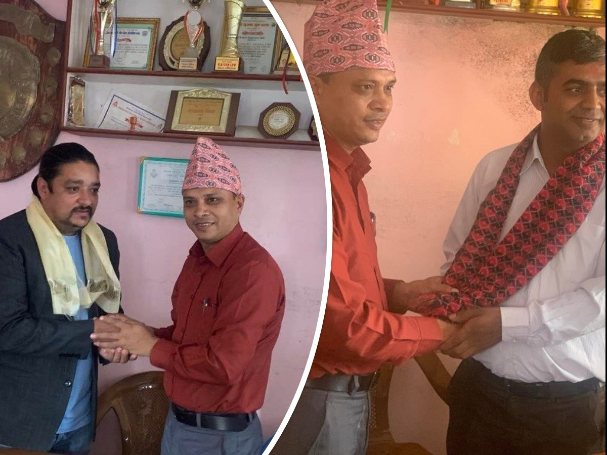 पाल्पा खेलकुद विकास समितिका पदाधीकारीद्वारा पदभार ग्रहण