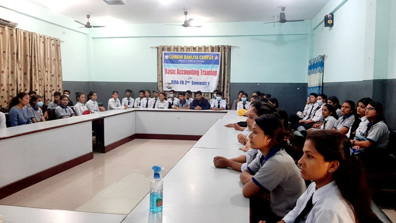 लुम्बिनी वाणिज्यमा ३५ दिने प्रोफेसनल एकाउन्टिङ एण्ड ट्याक्सेसन ट्रेनिङ