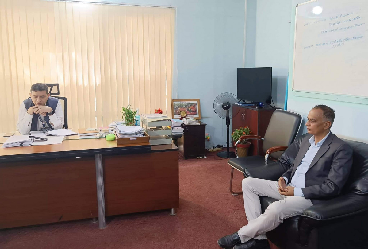 बुटवलका नगर प्रमुख पाण्डेय पुगे सडक विभाग,महानिर्देशकलाइ गराए सडकबारे ध्यानाकर्षण 