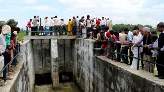 कांग्रेस नेता  भरतकुमार शाहले गरे कञ्चन बाँधको उद्घाटन