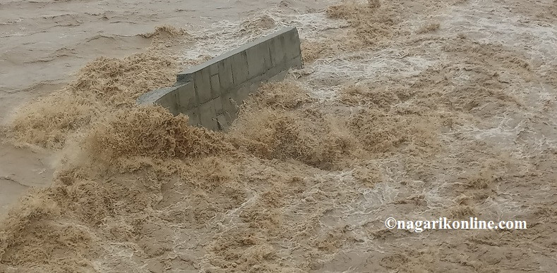 तिनाउ तटीय क्षेत्रमा बाढीको जोखिम