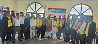 रुपन्देहीमा अन्यपार्टी छाडेर ११२ जना युवा कांग्रेस प्रवेश,गृहमन्त्री खाँणले गरे स्वागत