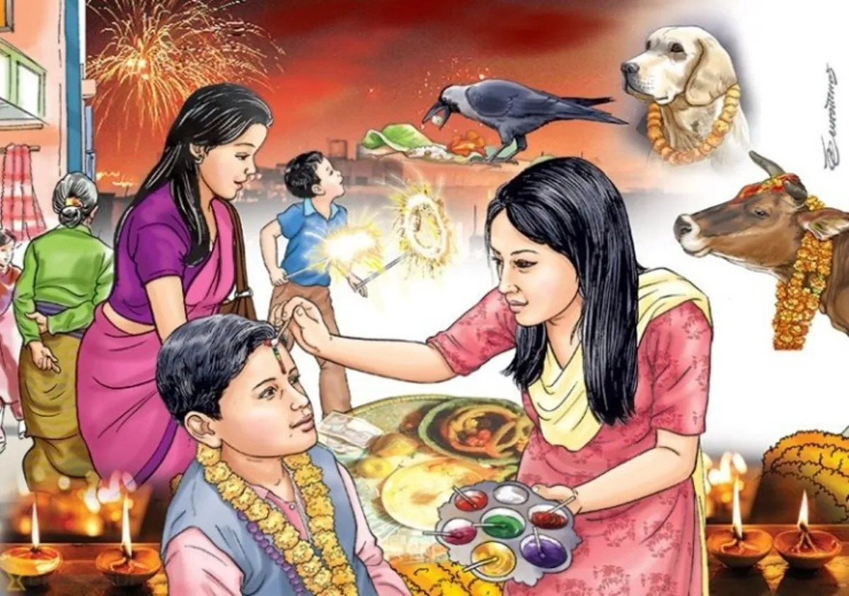 आज तिहारको पाचौं दिन भाइटीका, बिहान ११ः३७ बजे उत्तम साइत