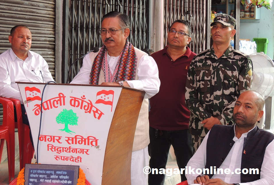 समानुपातिक विकास गरेर रुपन्देहीलाई अग्रणी बनाउनेछु : गृहमन्त्री बालकृष्ण खाँण