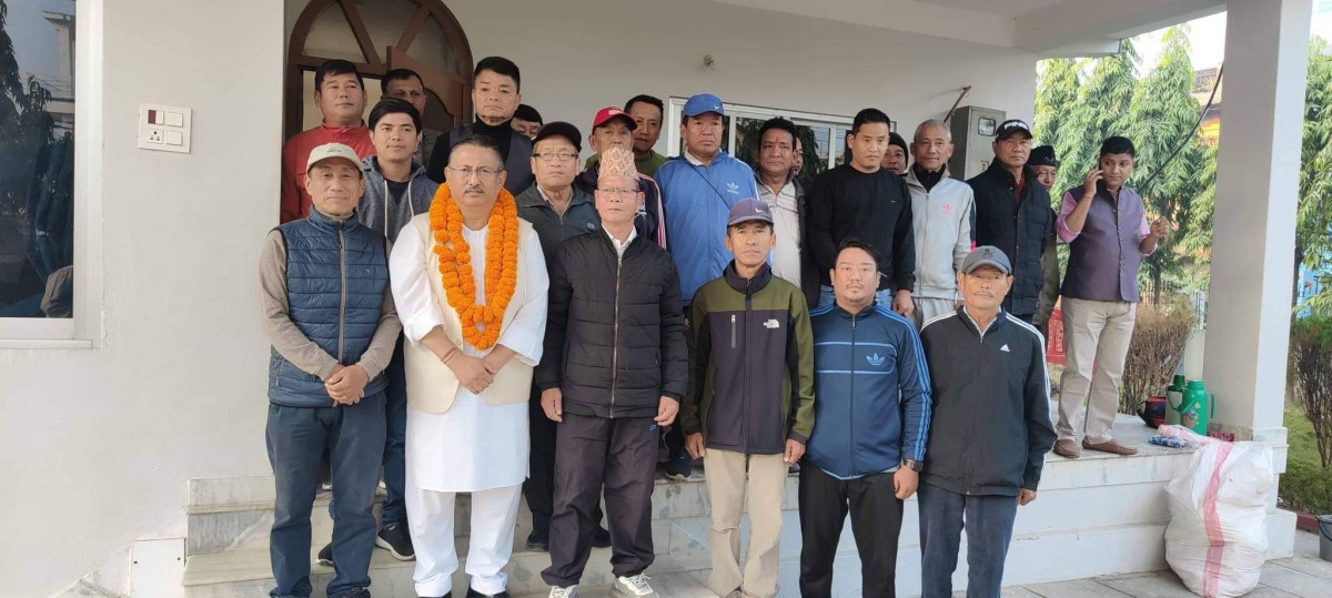 तमु प्ये तहु संघ भैरहवाको समर्थन बालकृष्ण खाणलाई