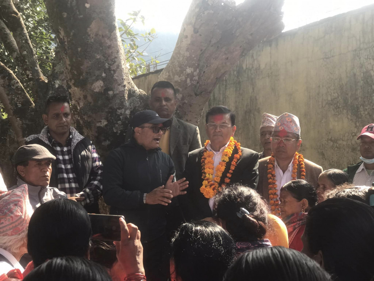 पाल्पामा एकिकृत बस्ती विकासंगै पर्यटकीय गन्तब्य बनाउछाैँ : सोमप्रसाद पाण्डेय