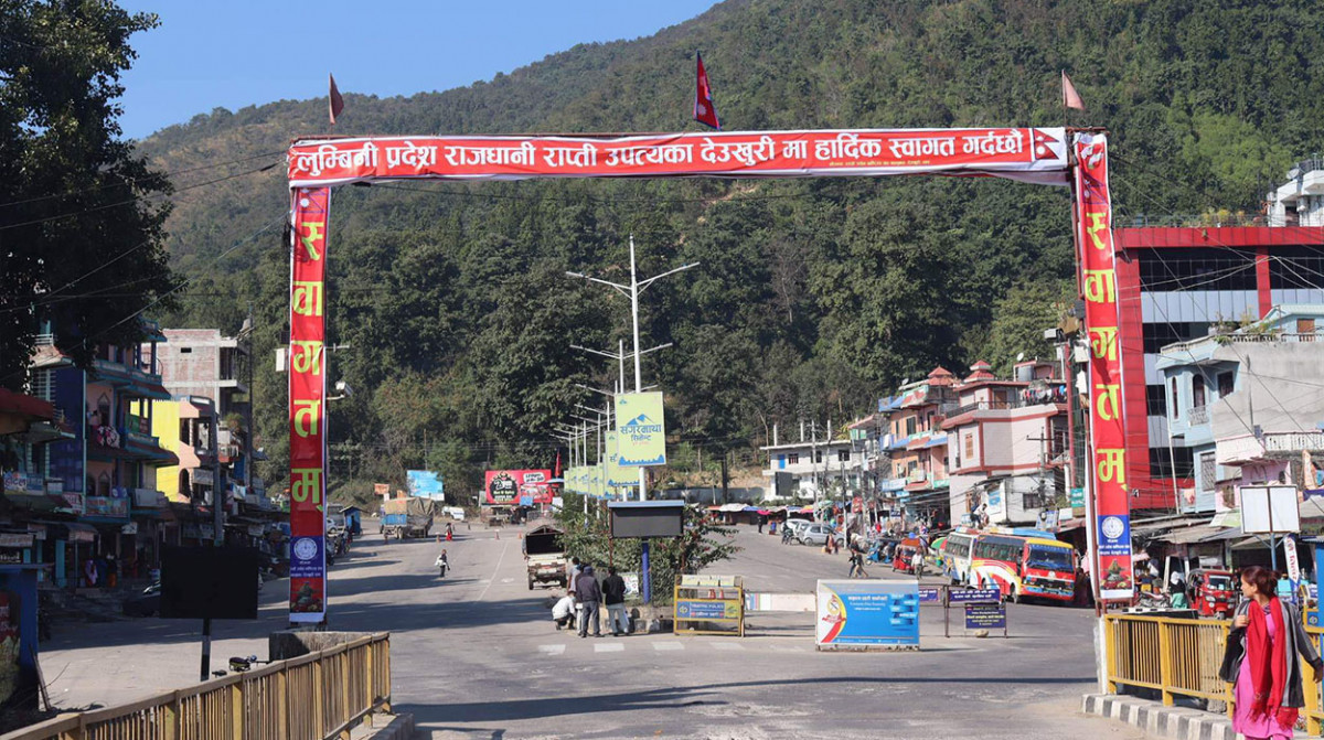 लुम्बिनी प्रदेशको राजधानी दाङको भालुवाङबाटै प्रदेश सरकारले काम थाल्यो