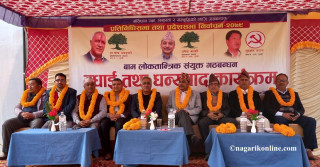 चुनाव जितेपछि गुल्मीमा  ४ वटा पुलको ठेक्का लगाईसक्यौँ  : डा.चन्द्र भण्डारी