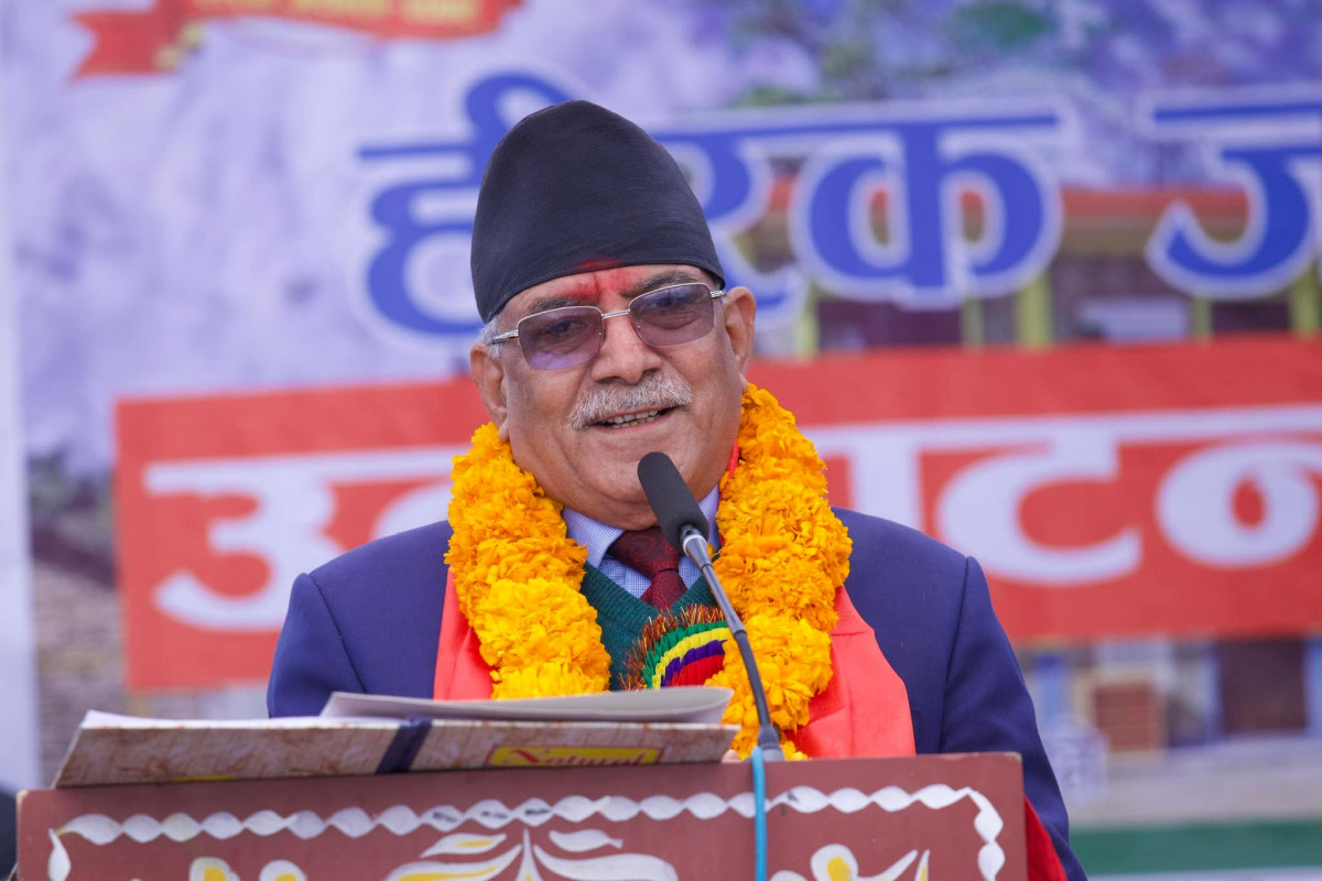 अहिलेको अवसरलाई तमाम काम गर्न सदुपयोग गर्ने  प्रधानमन्त्री  ‘प्रचण्ड’को  बचन