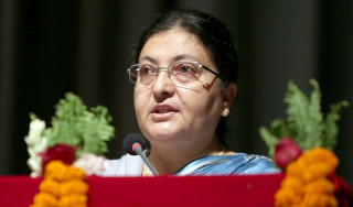 अर्थतन्त्रको सुदृढीकरणका लागि गम्भीर पाइला चाल्नुपर्छ : राष्ट्रपति विद्यादेवी भण्डारी